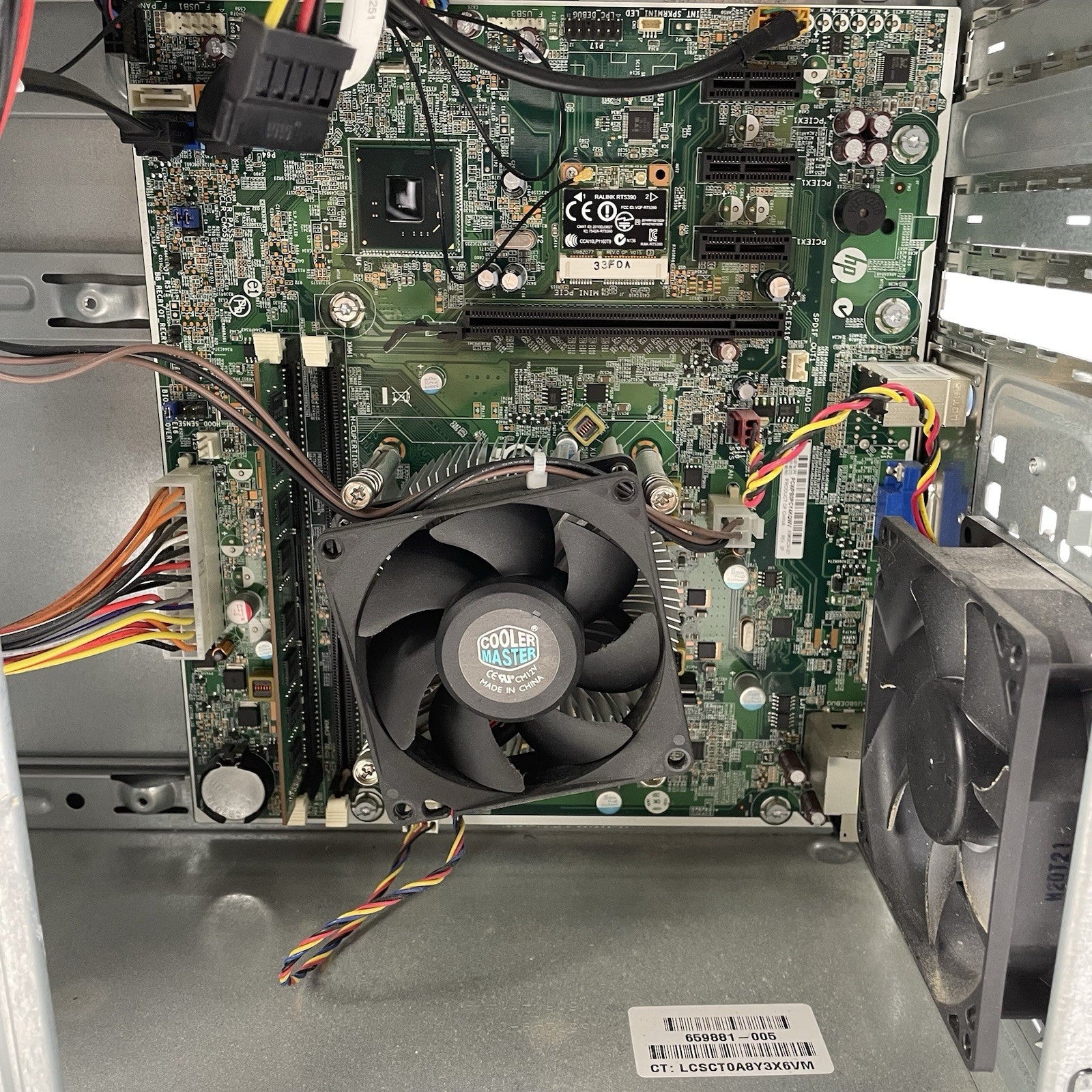 HP Pro 3500 Series MT Pentium G870 3.10 GHz 4 GB RAM DVDRW No HDD No OS