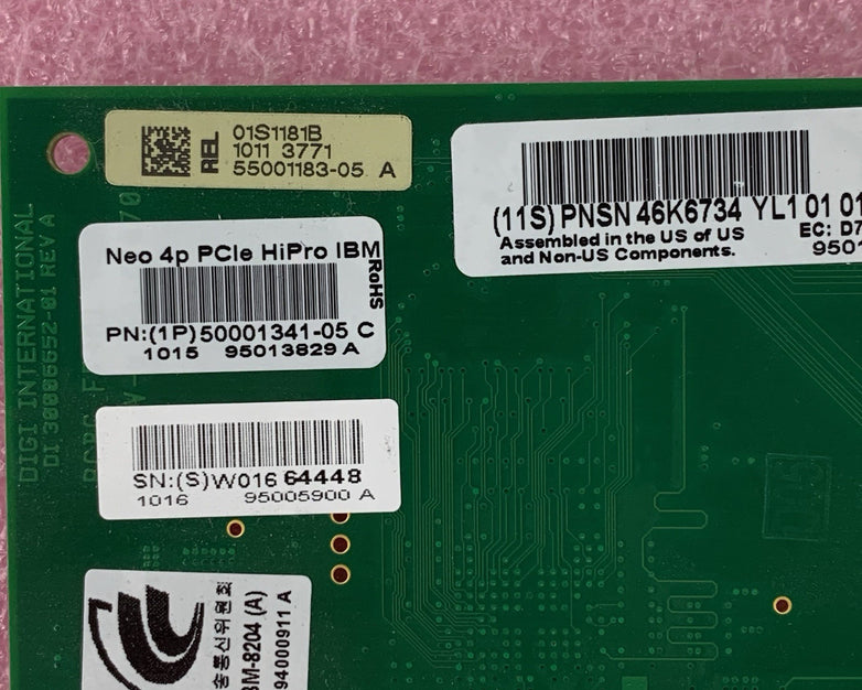 IBM 46K6734 Port PCIe x1 Async Neo 4p HiPro