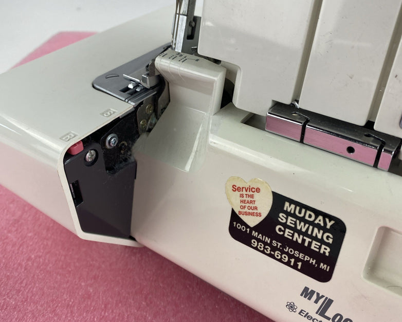 Janome 634 D MyLock Sewing Machine Eloctronic Controlled No Pedal or Cord