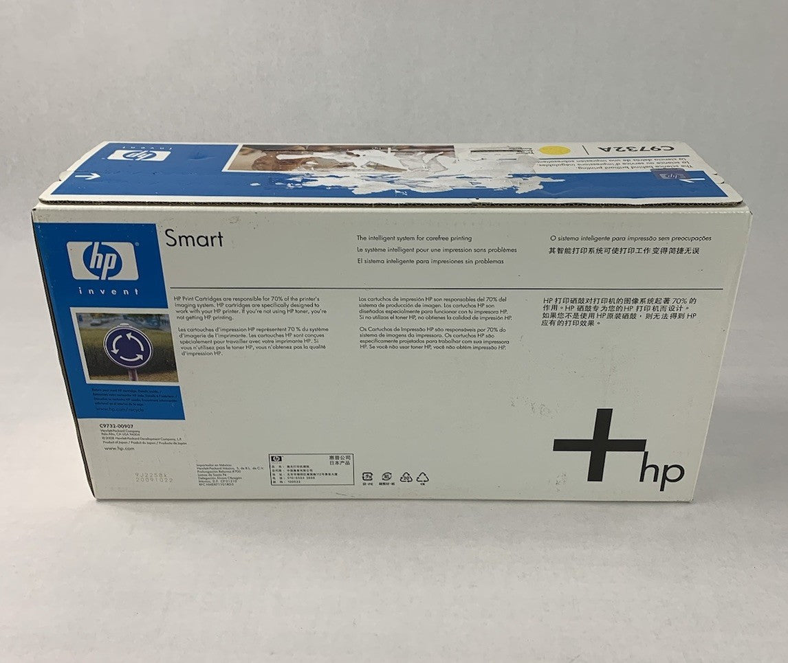 HP C9732A Yellow Toner Cartridge For HP LaserJet 5500 5550 Exp. 2009