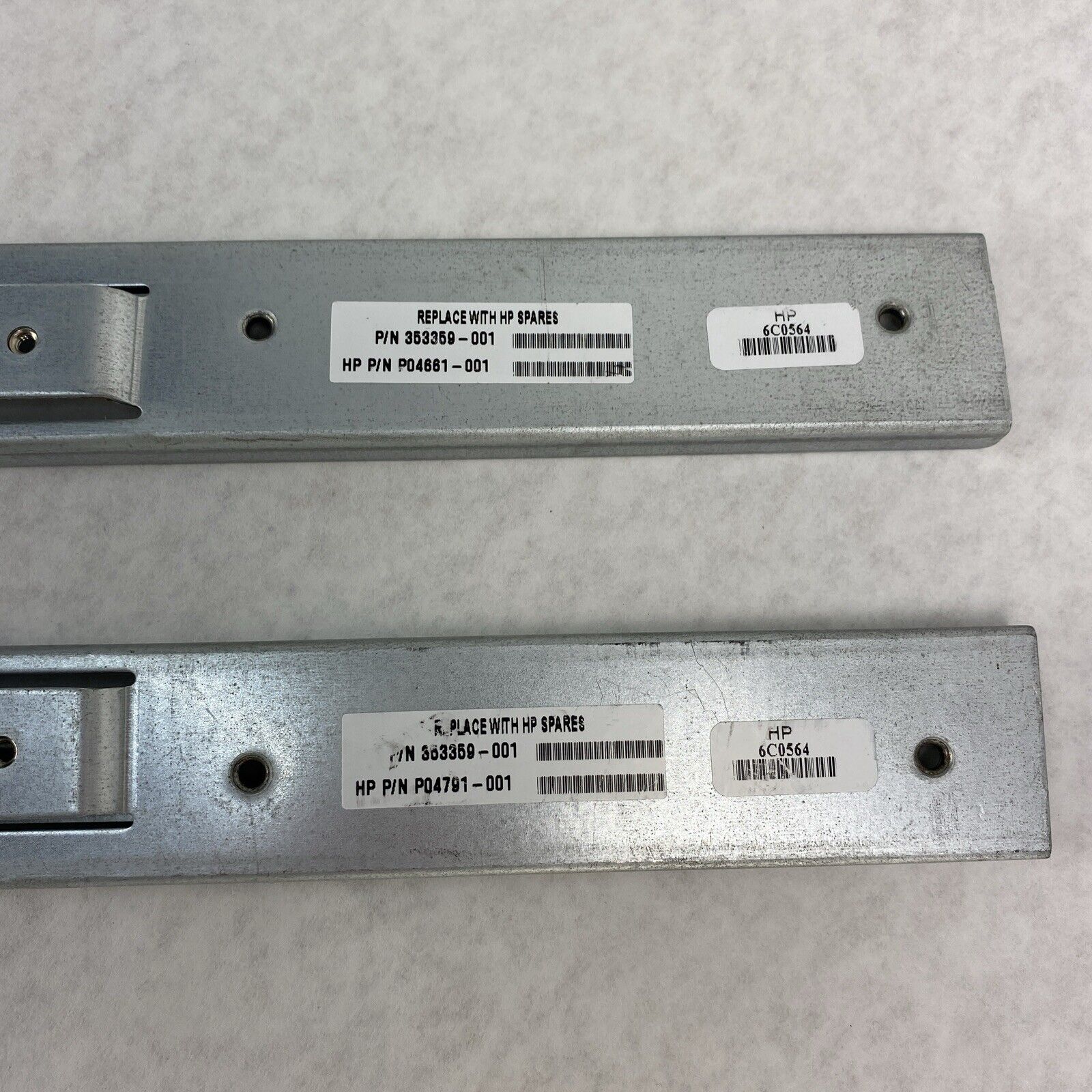 Genuine HP 6C0564 20" 1U Rail Kit Set 353359-001 P04661-001