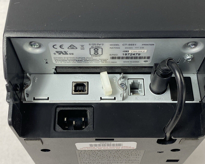 Citizen Systems CT-S651 Thermal Printer Parts or Repair