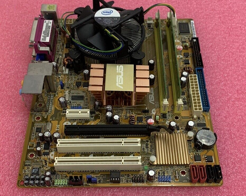 ASUS PSKPL-CM Motherboard Intel Pentium Dual-Core E5300 2.6GHz 2GB RAM w/Shield