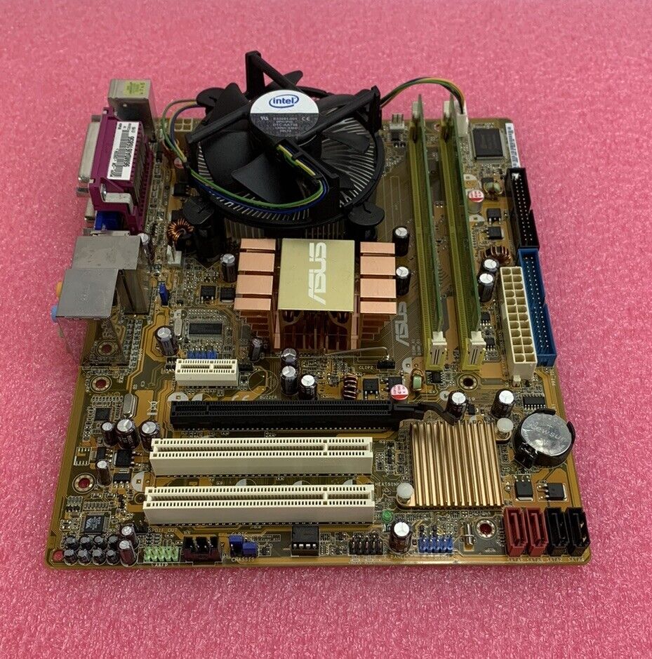 ASUS PSKPL-CM Motherboard Intel Pentium Dual-Core E5300 2.6GHz 2GB RAM w/Shield