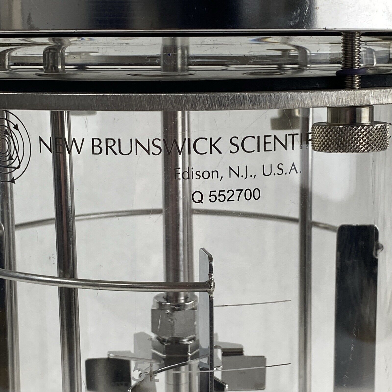 New Brunswick Scientific Q552700 5L Liter Glass Vessel Fermentor Bioreactor