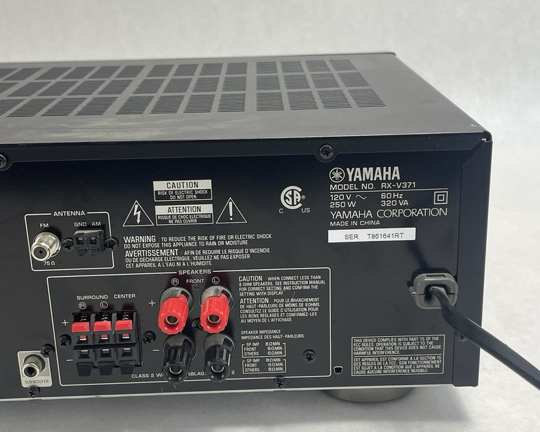 Yamaha RX-V371 5.1 Ch HDMI Surround Receiver Stereo Tested