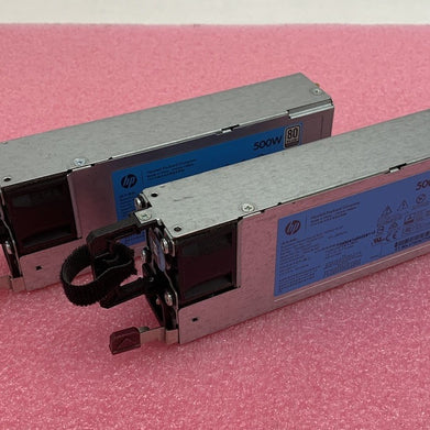 HP HSTNS-PC40 500W Power Supply (Lot of 2)