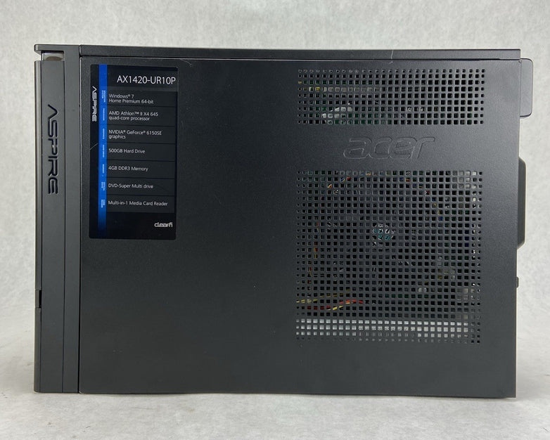 Acer Aspire X1420 SFF AMD Athlon II x4 645 3.1GHz 6GB RAM No HDD No OS