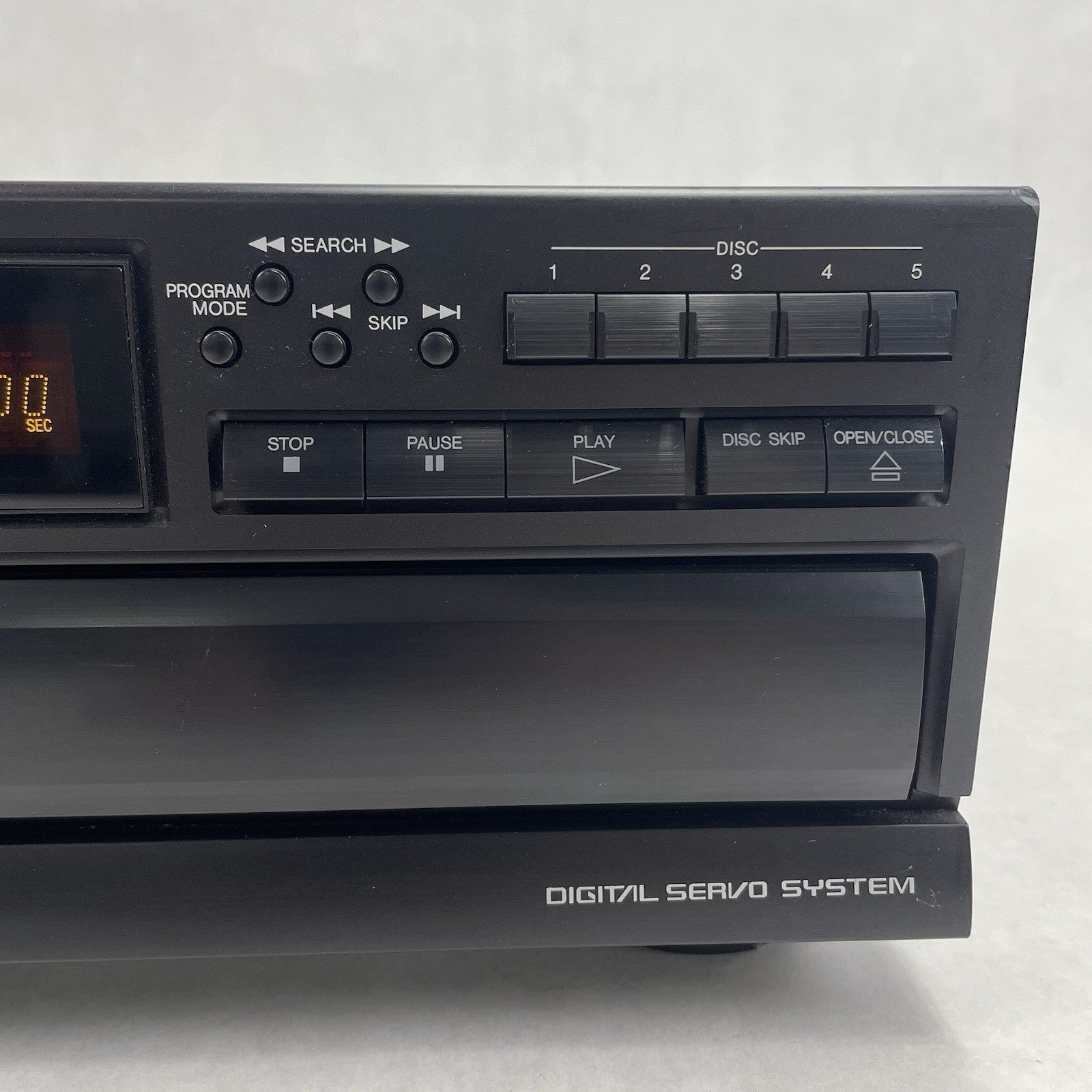 Panasonic SL-PD347 5 Disc CD Changer Player Rotary Carousel Tested No Remote