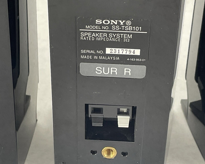 Sony Surround Sound Speaker System 5 pcs SS-TSB101 & SS-CTB101