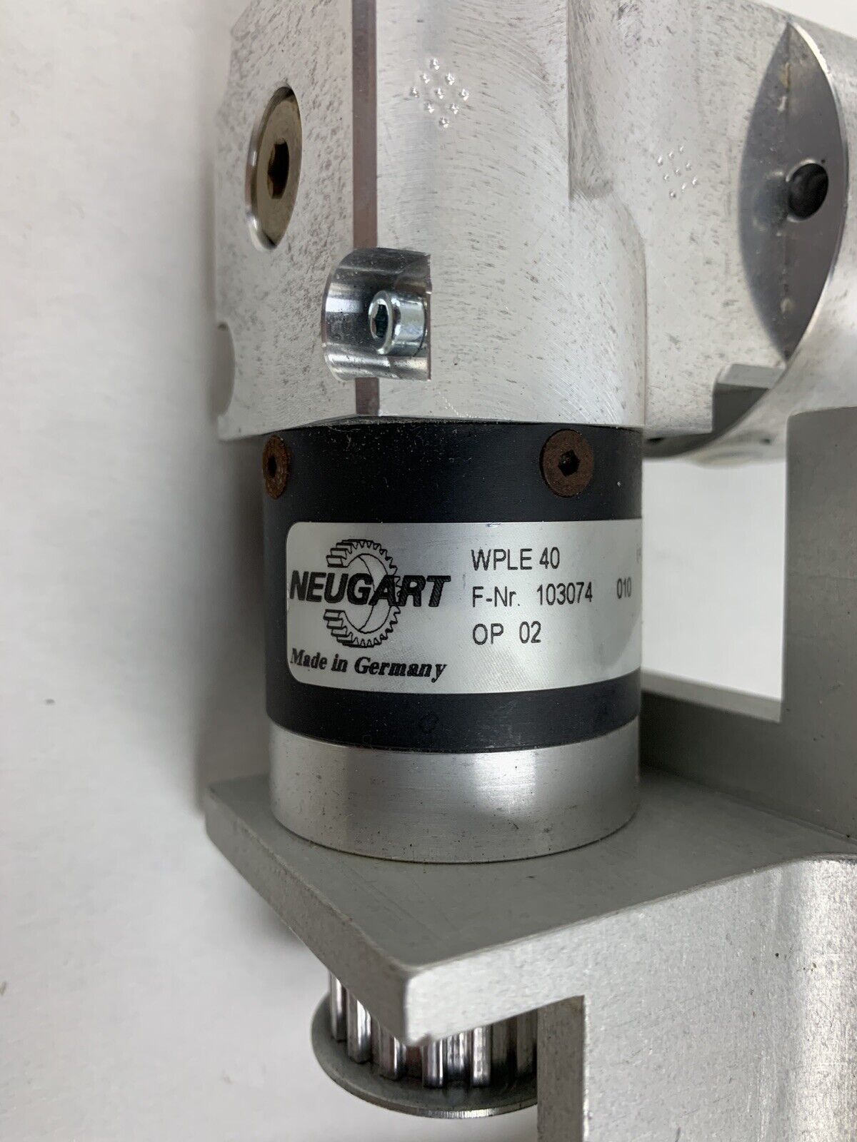 Neugart WPLE060 F-Nr OP 02 w/ Qphase AD145-05   MCG IB17001-D1 Untested