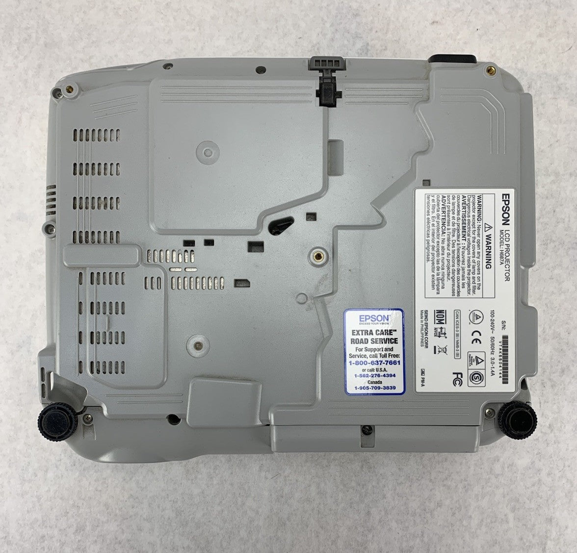 Epson PowerLite 98H H687A LCD Lamp Projector 1803 Lamp Hours - No Remote7