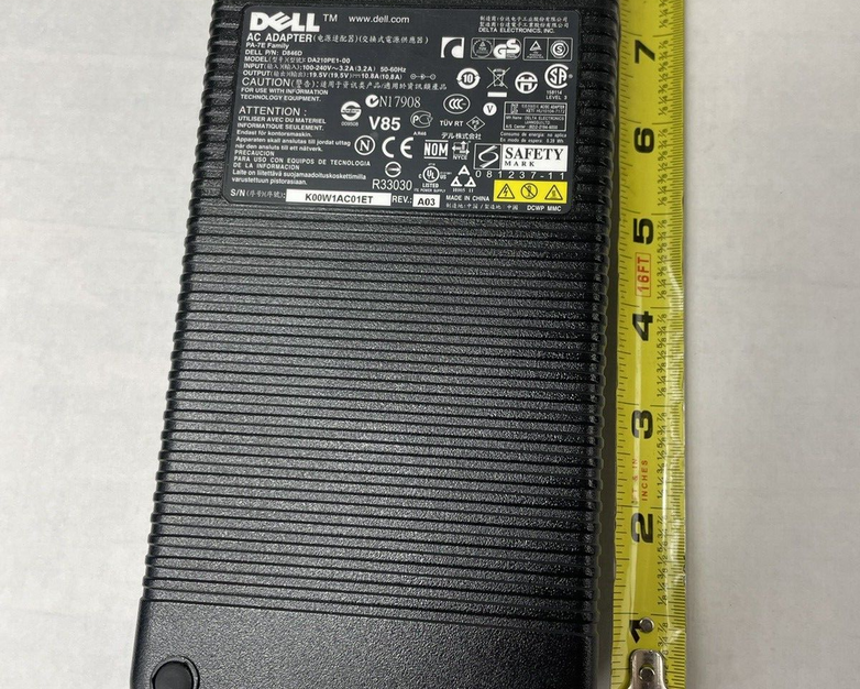 Dell D846D/0D846D AC Adapter PA-7E Family DA210PE1-00 with Power Cable