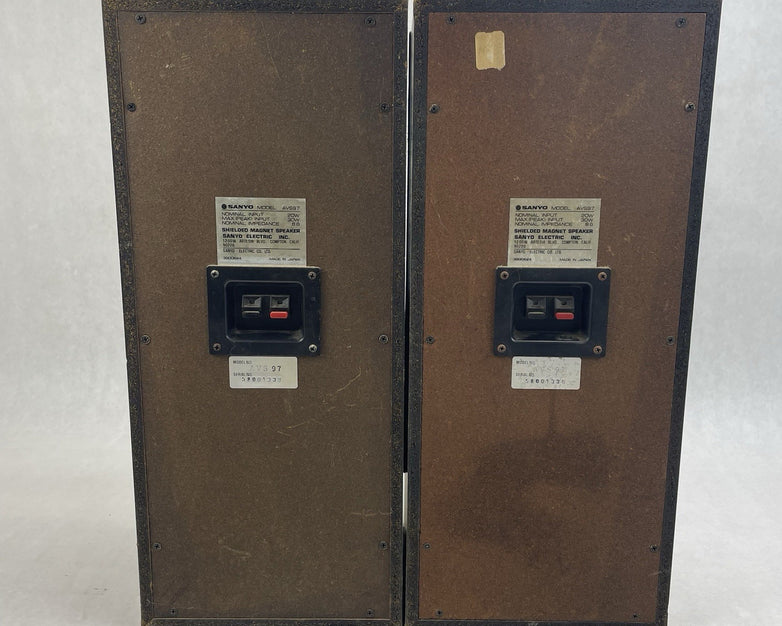 Sanyo AVS97 Bookshelf Speakers Tested
