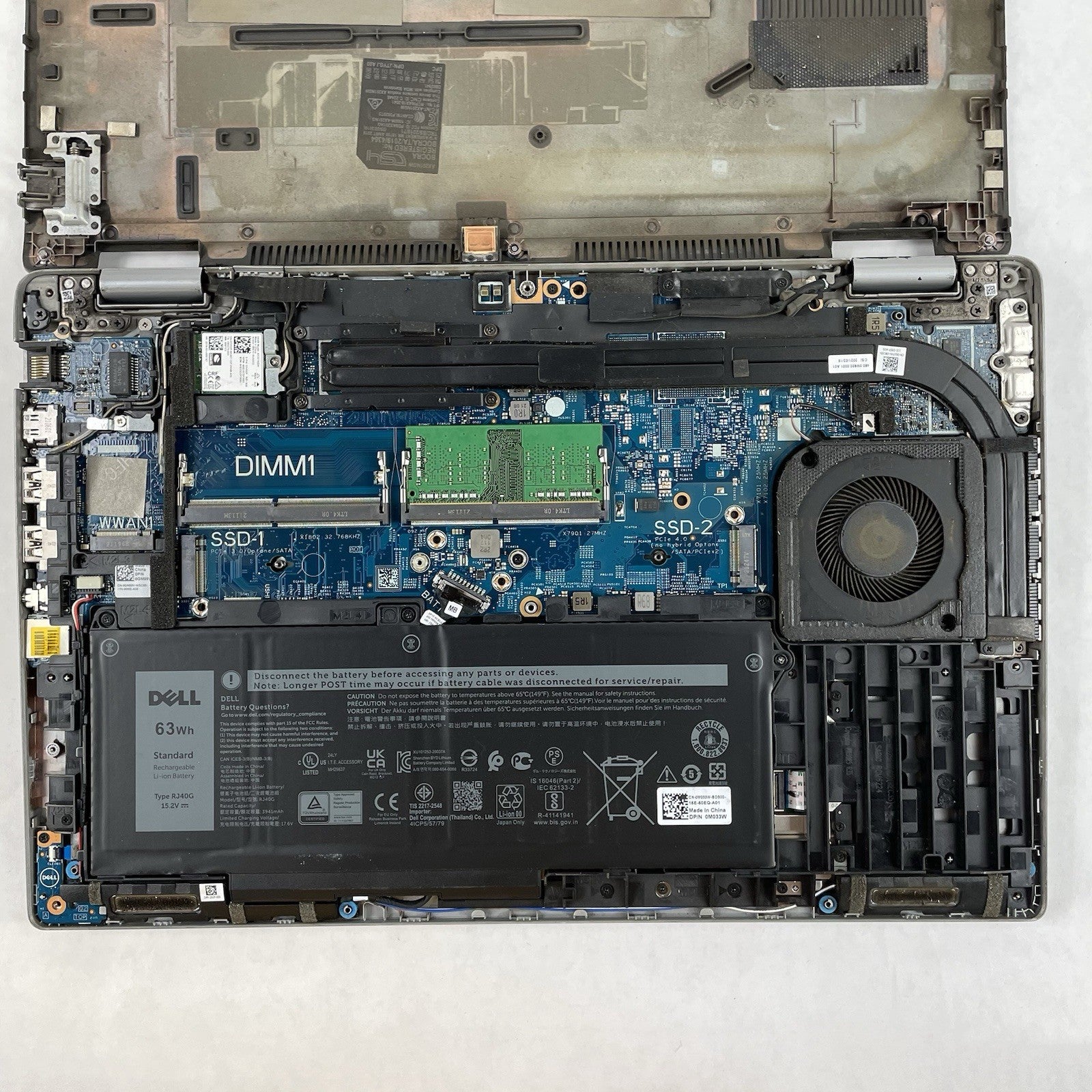 Dell Latitude 5520 15.6" i5-1135G7 1.40 GHz 8 GB RAM No SSD/OS/AC - READ20