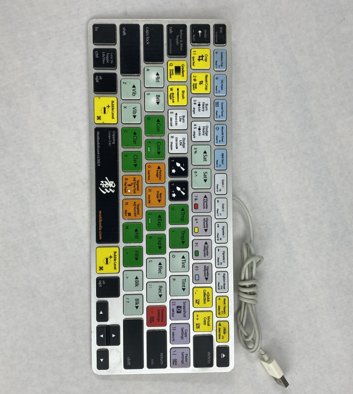 Apple A1242 Motibodoboard V2.00LR Adobe Lightroom keyboard