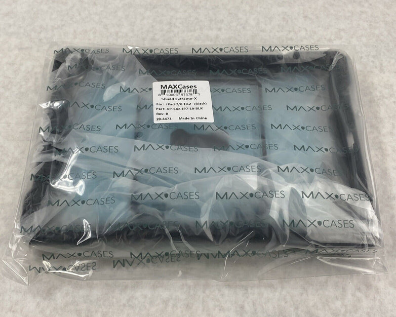 Max Cases AP-SXX-IP7-19-BLK Shield Extreme-X Black Stand Case For iPad 7/8 10.2"