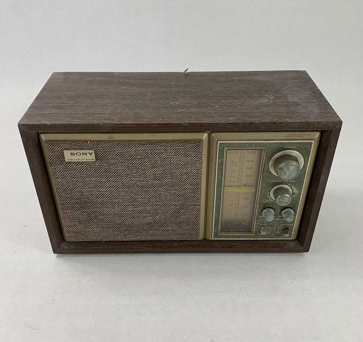 Sony ICF-9550W FM/AM 2 Band Vintage Radio