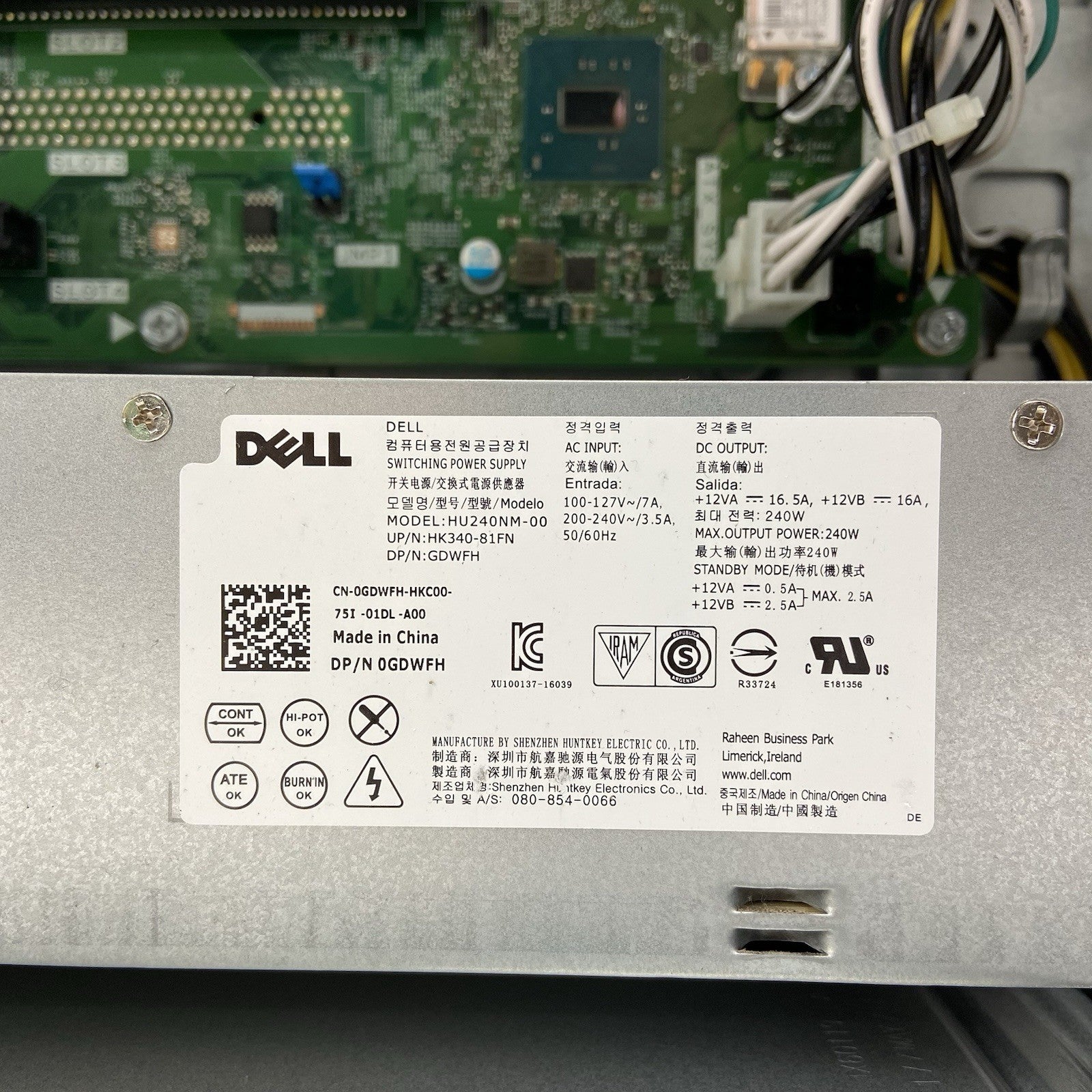 Dell Inspiron 3668 MT Intel Core i3-7100 3.9GHz 8GB RAM No HDD No OS11