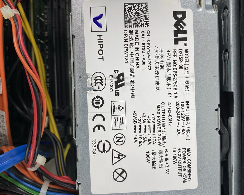 Dell OptiPlex 755 SFF Pentium Dual-Core E2200 2.20GHz 4GB RAM No HDD No OS