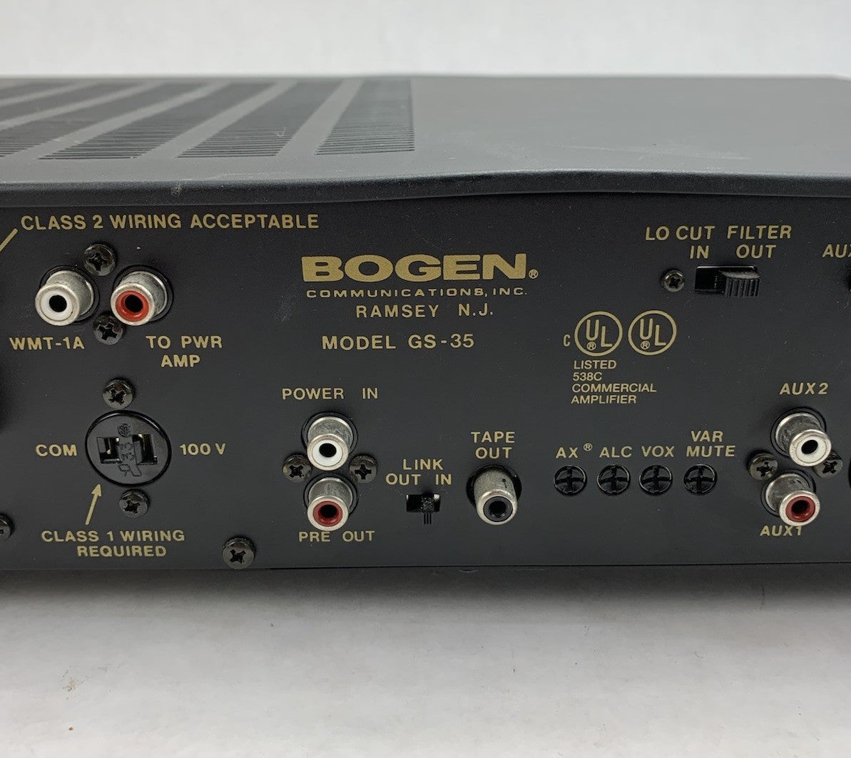 Bogen GS-35 Gold Seal Series Public Address Amplifier - Tested8