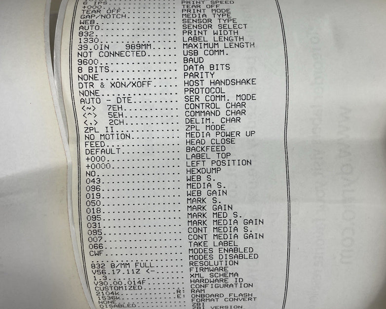 Zebra GX420t USB Thermal Transfer Label Printer Tested Missing Back Panel