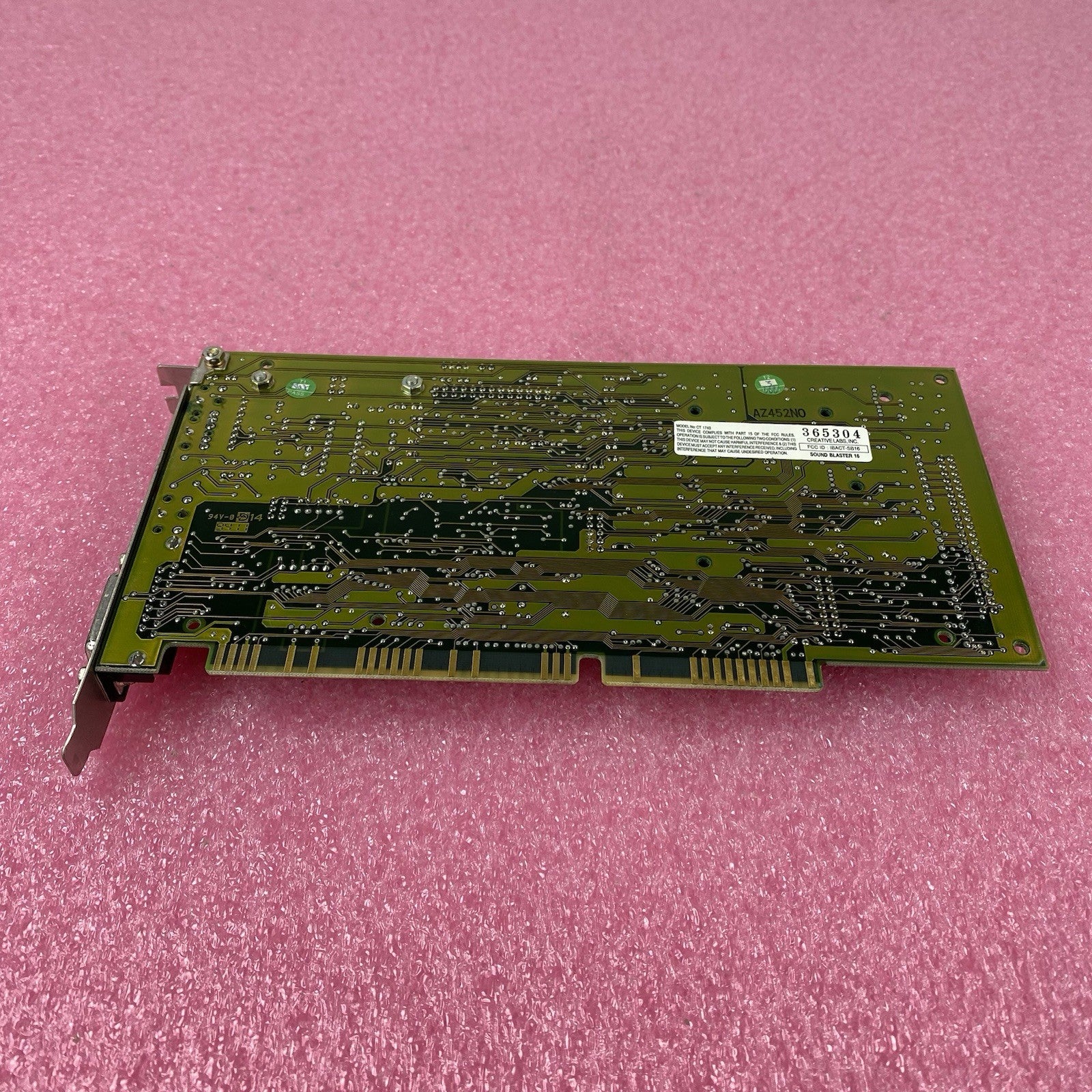Creative Labs Sound Blaster 16 CT 1740 16-bit ISA Tested