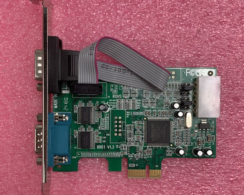 Startech.com PEX2S952LP 2 Port PCIe RS-232 Serial Card Lot of 2 Untested