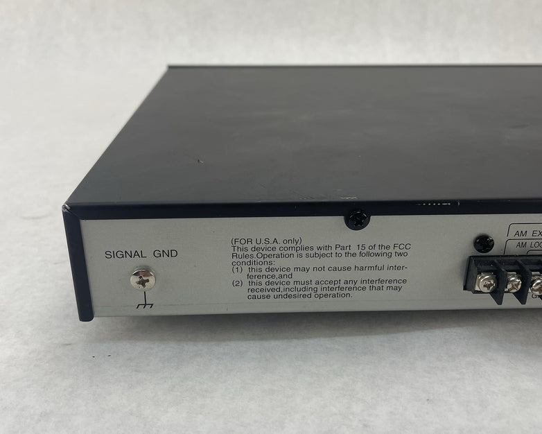 TOA DT-930 AM/FM Synthesizer Tuner No Power Cord