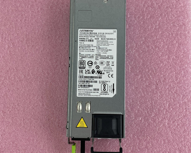 Artesyn 700-014160-0000 Switching Power Supply 770W Power Tested
