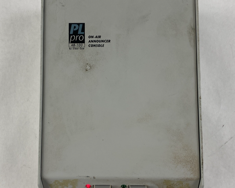 Clear-Com AB-100 On-Air Announcer Console with AC Adapter Power Tested