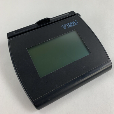Topaz T-LBK755-BHSB-R Signature Pad 4x3 Powers On Doesn't Write Parts and Repair