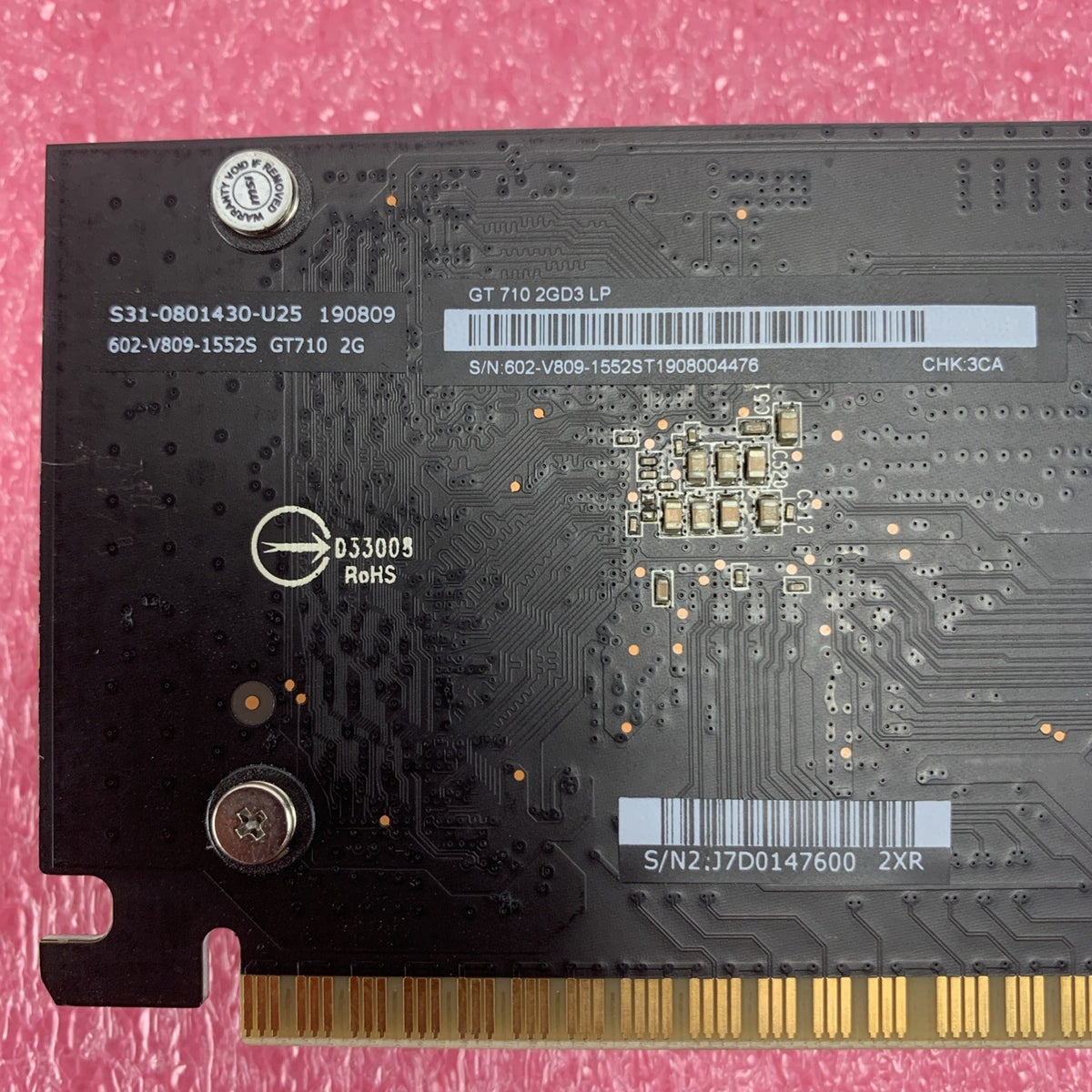 MSI NVIDIA GeForce GT 710 2GD3 LP Graphics Card 2GB DDR3 - Tested5