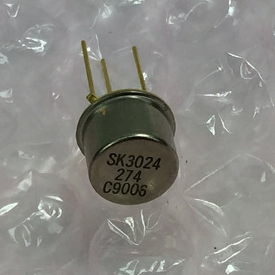 SK3024 NPN Silicon Transistor  Gold Pin  NOS Lot of 10