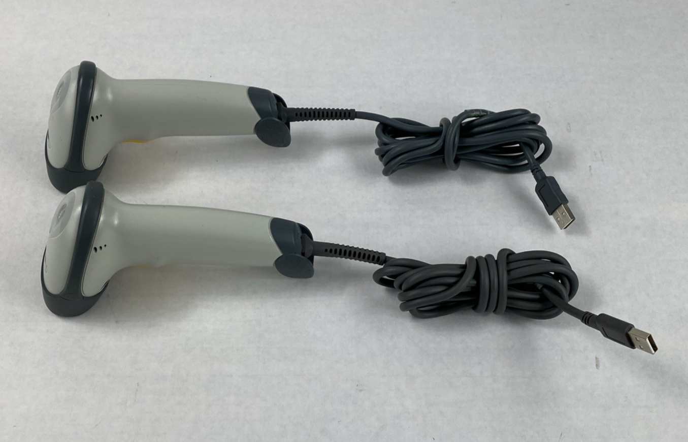 Symbol LS2208-SR20001NA Handheld Barcode Scanner (Lot of 2)
