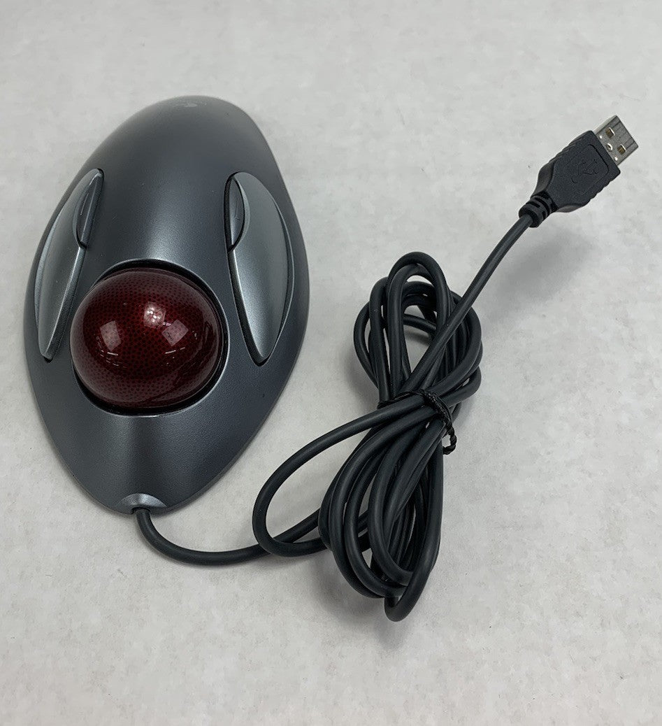 Logitech T-BC21 Wired-USB Trackball Mouse