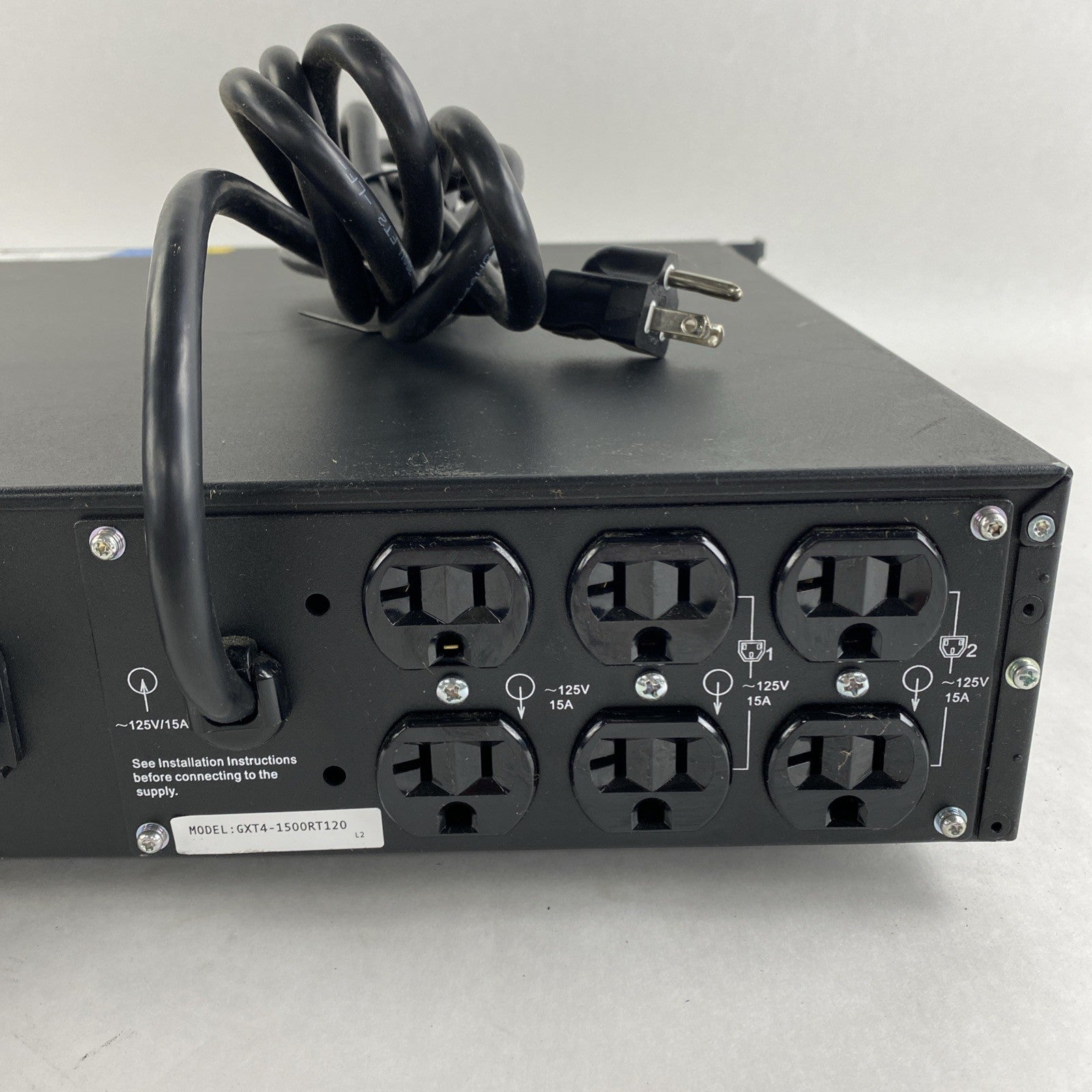 Emerson GXT4-1500RT120 Liebert GXT4 AC Power System 1500VA 120V8