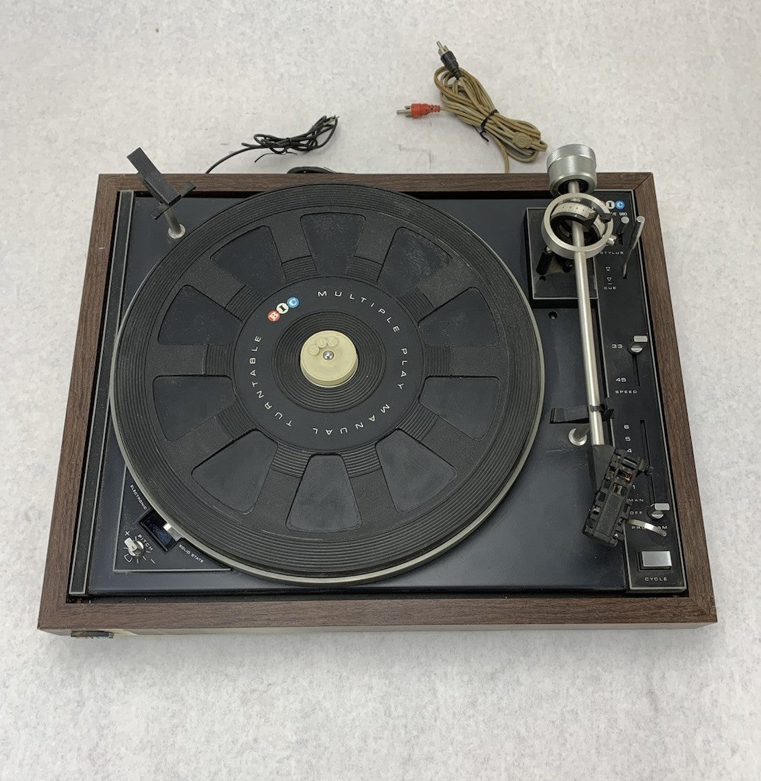 BIC Belt Drive 980 Vintage Turntable - Parts or Repair5