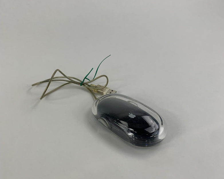 Vintage Apple M5769 Black Pro Mouse - Tested