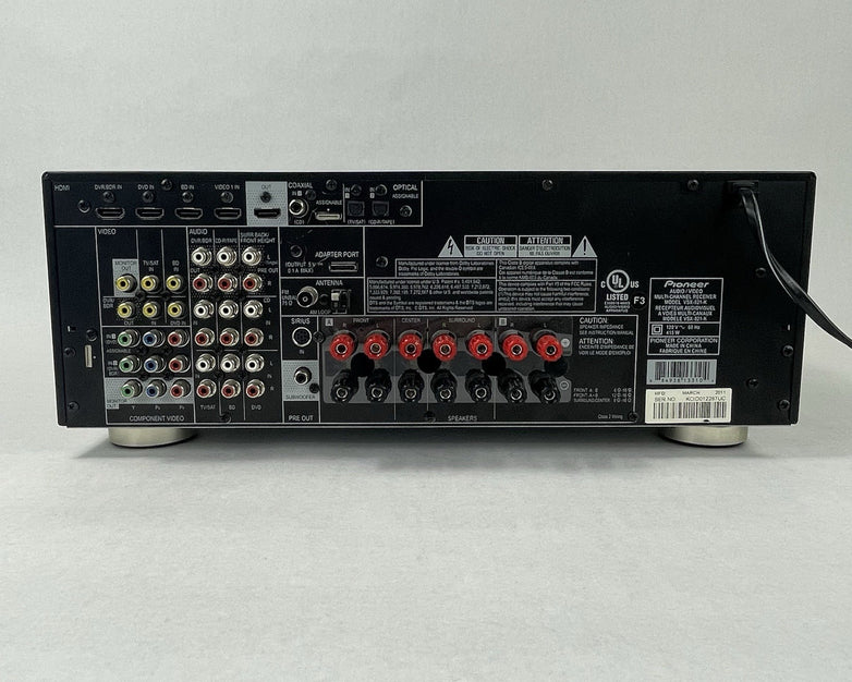 Pioneer VSX 821-K 5.1 Channel 110 Watt receiver No Remote