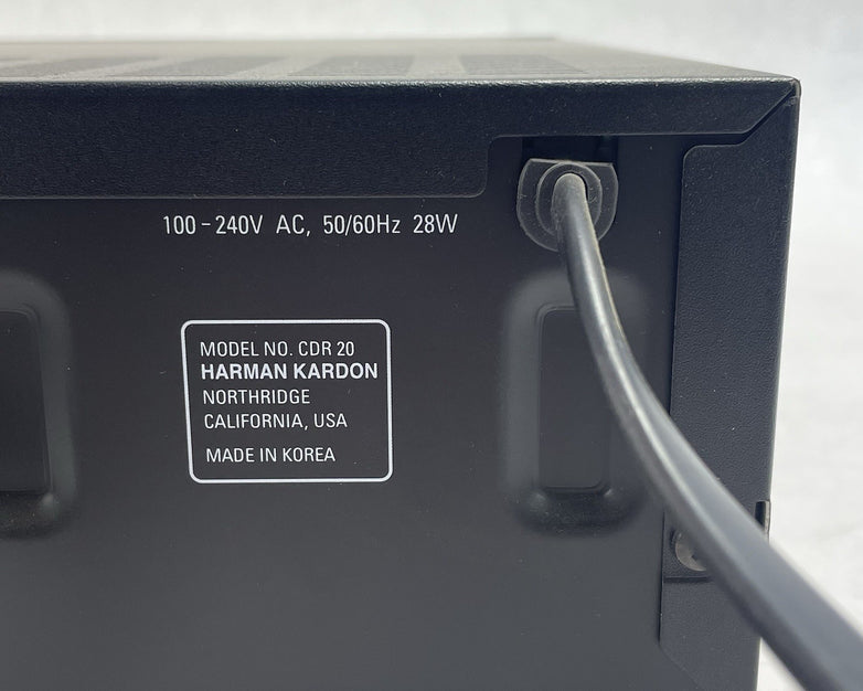 Harmon Kardon CDR 20 Dual CD Recoder For Parts or Repair
