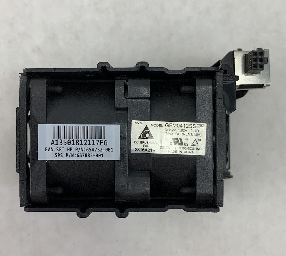 Delta 654752-001 GFM0412SS Server Fan (Lot of 2)
