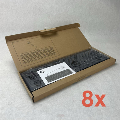 HP TPA-P001k 125 Wired Desktop PC Keyboard Lot of 8