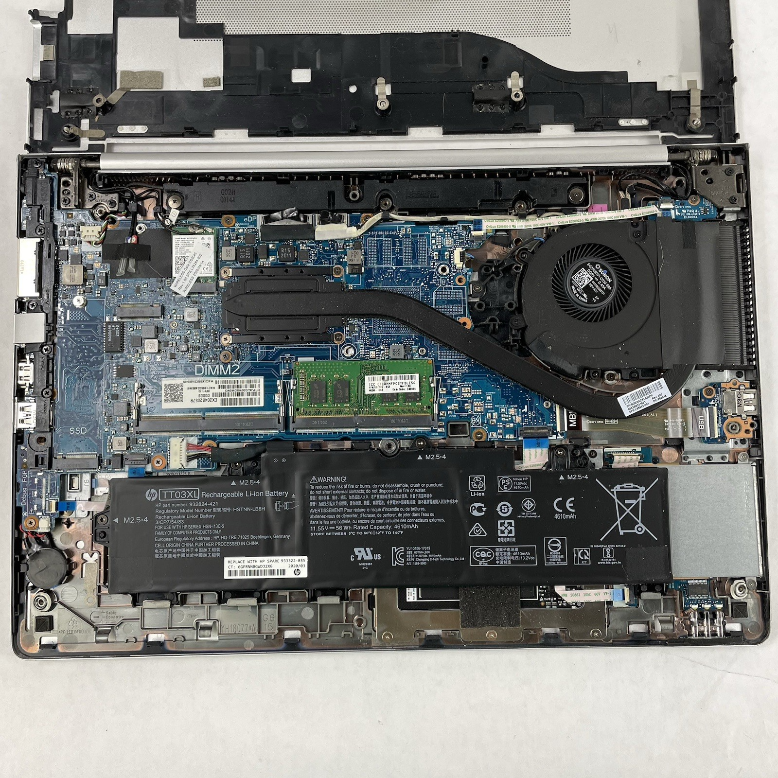 HP EliteBook 850 G6 15.6" i5-8365U 1.60 GHz 8 GB RAM No SSD/OS/AC - Dents19