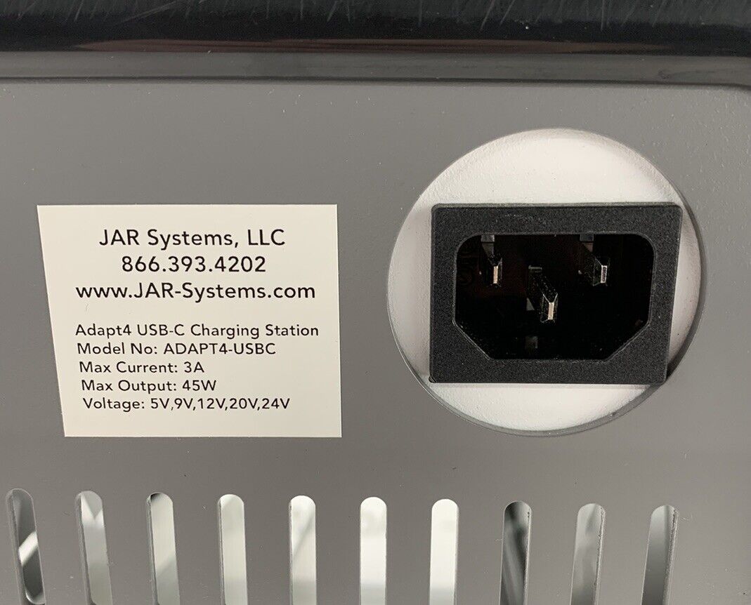 JAR Systems ADAPT4-USBC USB-C Charging Station