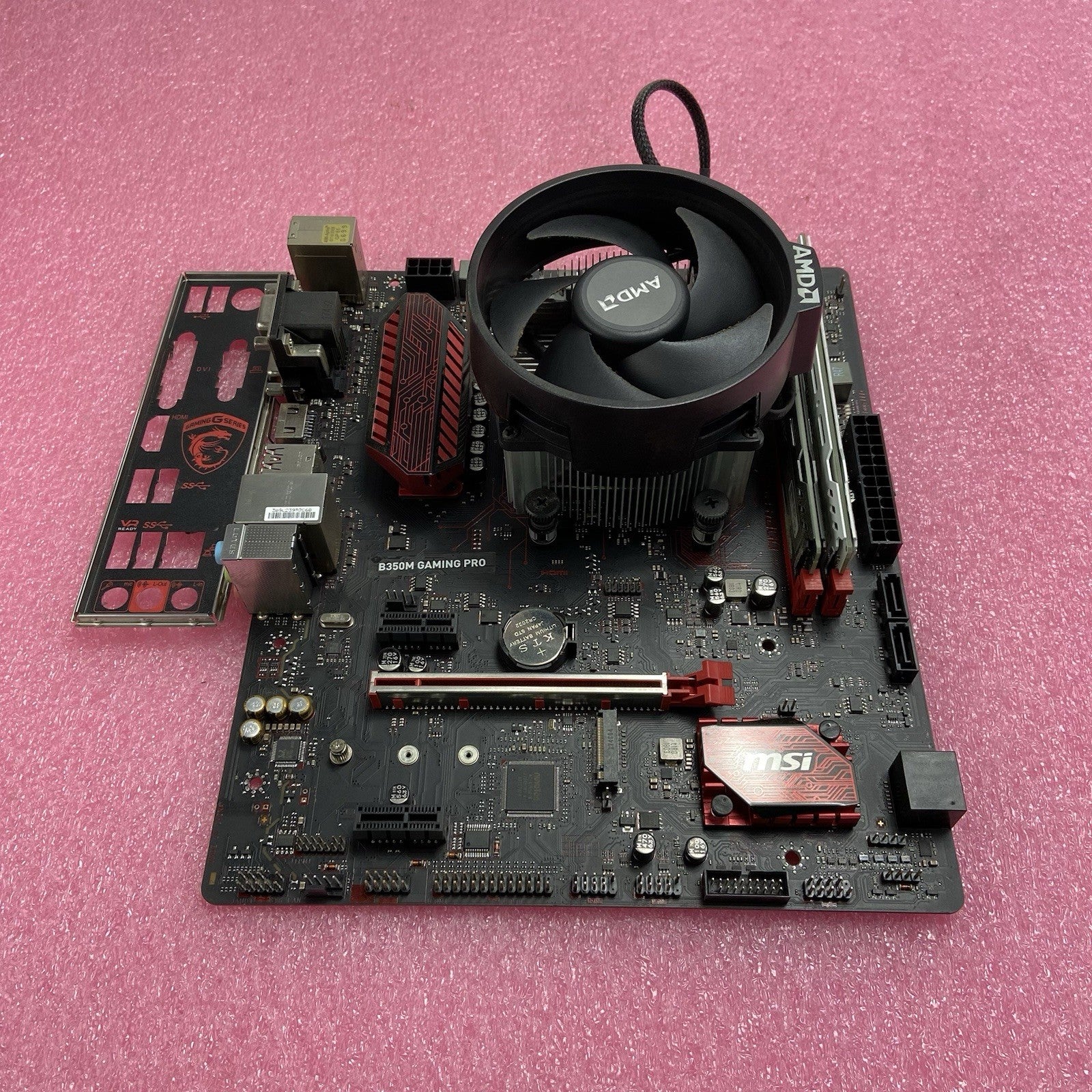 MSI MS-B350M Gaming Pro Motherboard AMD Ryzen 5 1600 3.2GHz 16GB RAM w/IO Shield1