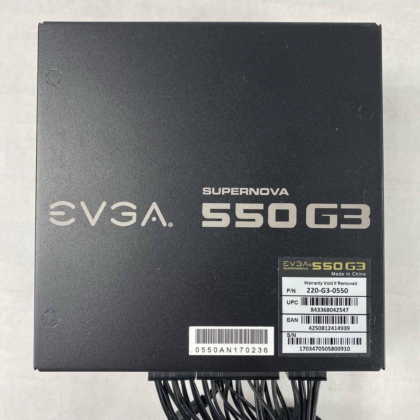 EVGA SuperNova 550 G3 220-G3-0550 80 Plus Gold 550W Power Supply Tested