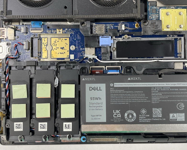 Dell Precision 7770 17.3" i7-12850HX 4.15GHz 64 GB RAM NVIDIA A3000 No SSD/OS/AC