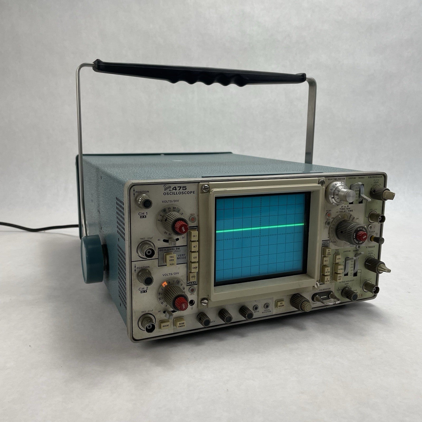Tektronix 475 Analog Oscilloscope Power Tested0