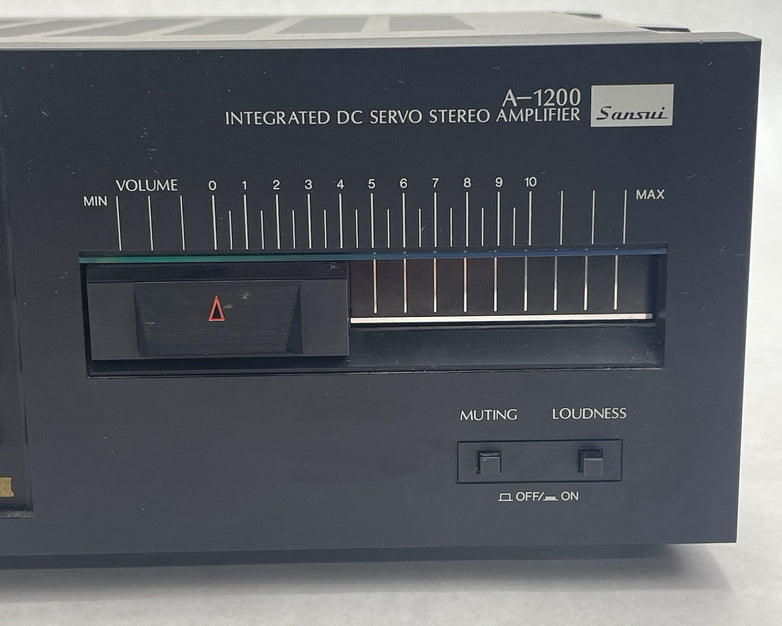 Sansui A-1200 Amplifier with Equalizer Tested For Parts Or Repair